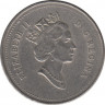 Монета. Канада. 5 центов 1991 год. рев.