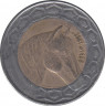 Монета. Алжир. 100 динаров 2007 год. ав.