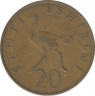 Монета. Танзания. 20 центов 1973 год. рев.