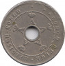 Монета. Бельгийское Конго. 5 сантимов 1910 год. рев.
