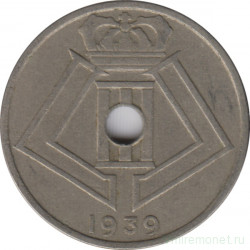 Монета. Бельгия. 25 сантимов 1939 год. BELGIQUE-BELGIE.