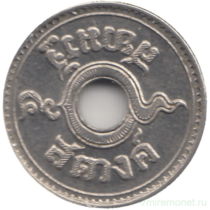 Монета. Тайланд. 5 сатанг 1937 (2480) год.