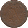Монета. Бельгия. 2 сантима 1911 год. Des Belges. ав.