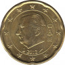 Монета. Бельгия. 20 центов 2012 год. ав.