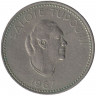 Монета. Тонга. 10 сенити 1967 год.