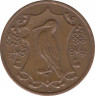 Монета. Великобритания. Остров Мэн. 1 пенни 1987 год. (AB). ав.