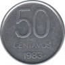 Монета. Аргентина. 50 сентаво 1983 год. ав.