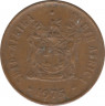 Монета. Южно-Африканская республика. 1 цент 1975 год. ав.