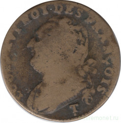Монета. Франция. 12 денье 1792 год. 28.5 мм. Т.