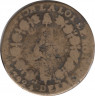 Монета. Франция. 12 денье 1792 год. 28.5 мм. Т. рев.