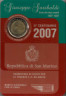 Реверс. Монета. Сан-Марино. 2 евро 2007 год. 200 лет со дня рождения Джузеппе Гарибальди. (Буклет, коинкарта).