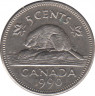 Монета. Канада. 5 центов 1990 год. ав.