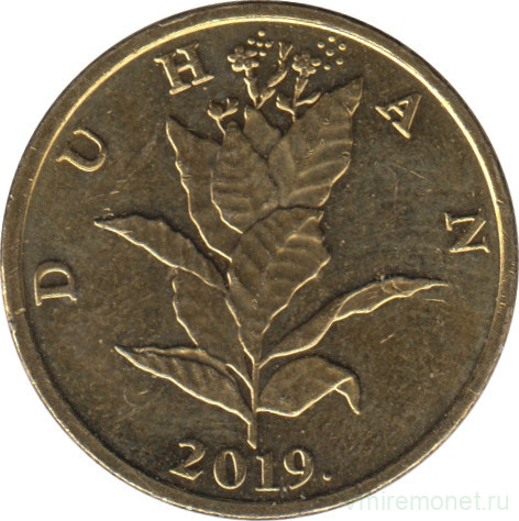 Монета. Хорватия. 10 лип 2019 год.