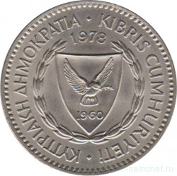 Монета. Кипр. 100 милей 1978 год.