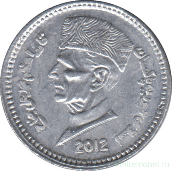 Монета. Пакистан. 1 рупия 2012 год.