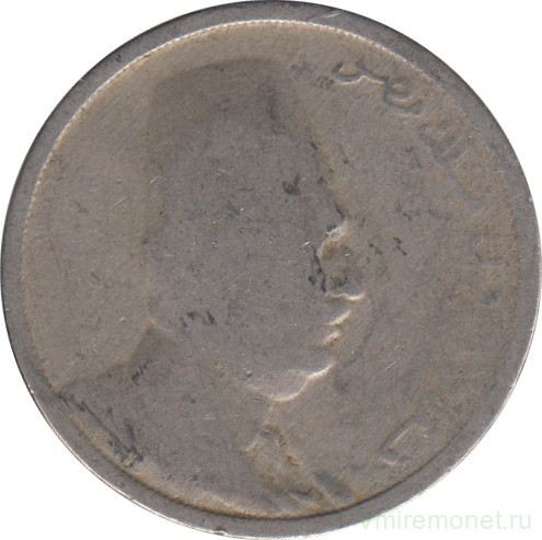 Монета. Египет. 5 миллимов 1924 год.