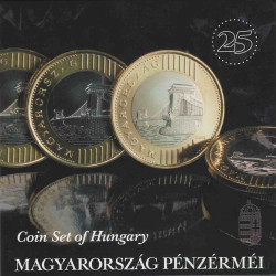 Монеты. Венгрия. Набор разменных монет в буклете. 2017 год.