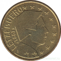 Монета. Люксембург. 10 центов 2002 год.
