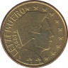 Монета. Люксембург. 10 центов 2002 год. ав.