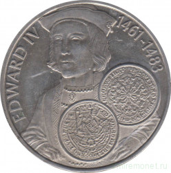 Монета. Фолклендские острова. 50 пенсов 2001 год. Эдуард IV.