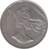 Монета. Фолклендские острова. 50 пенсов 2001 год. Эдуард IV. рев.