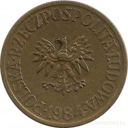 Монета. Польша. 5 злотых 1984 год.
