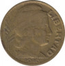 Монета. Аргентина. 5 сентаво 1946 год. ав.