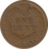Монета. США. 1 цент 1884 год. рев.