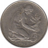 Монета. ФРГ. 50 пфеннигов 1978 год. Монетный двор - Гамбург (J). ав.