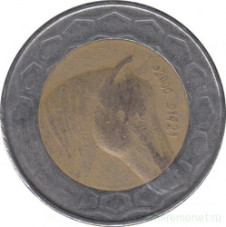 Монета. Алжир. 100 динаров 2000 год.