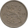 Аверс.Монета. Финляндия. 1 марка 1932 год.