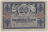 Банкнота. Германия. Германская империя (1871-1918). 20 марок 1915 год. ав.