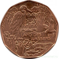 Монета. Австрия. 5 евро 2013 год. Страна воды.