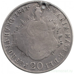 Монета. Венгрия. 20 крейцеров 1841 год. B. 