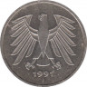 Монета. ФРГ. 5 марок 1991 год. Монетный двор - Карлсруэ (G).