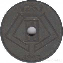 Монета. Бельгия. 25 сантимов 1942 год. BELGIQUE-BELGIE.