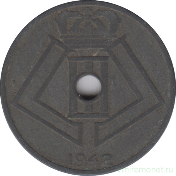 Монета. Бельгия. 25 сантимов 1942 год. BELGIQUE-BELGIE.