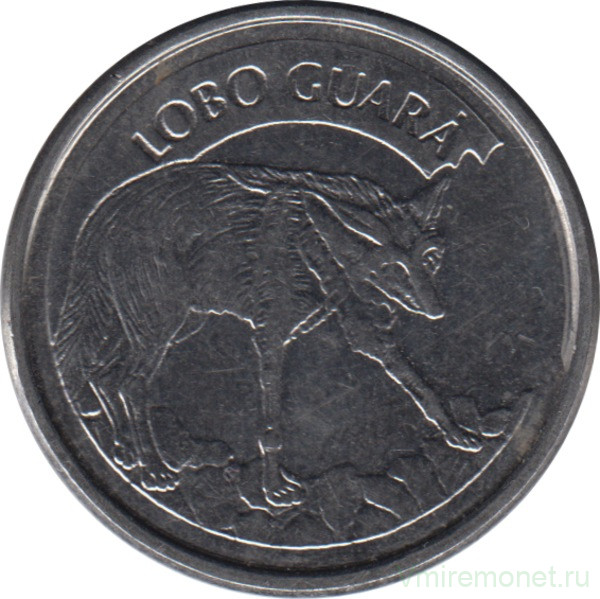 Монета. Бразилия. 100 крузейро реал 1993 год.