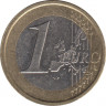 Монета. Испания. 1 евро 2002 год. рев.