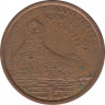 Монета. Великобритания. Остров Мэн. 1 пенни 2001 год. АА. ав.