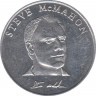 Жетон. "Эссо". Чемпионат мира по футболу , Италия 1990. (Великобритания). Стив Макмахон. ав.