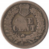 Монета. США. 1 цент 1863 год.