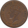 Монета. Британский Гондурас. 1 цент 1943 год. рев.