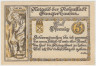 Бона. Нотгельд. Германия. Город Зангерхаузен. 5 пфеннигов 1921 год. Вариант 1163.1.а.1. рев.