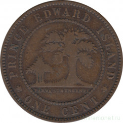 Монета. Остров Принца Эдуарда. 1 цент 1871 год.