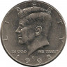 Аверс. Монета. США. 50 центов 1993 год. Монетный двор D.