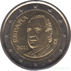 Монеты. Испания. Набор евро 8 монет 2011 год. 1, 2, 5, 10, 20, 50 центов, 1, 2 евро.
