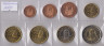 Монеты. Испания. Набор евро 8 монет 2011 год. 1, 2, 5, 10, 20, 50 центов, 1, 2 евро. ав.