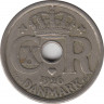 Монета. Дания. 25 эре 1926 год. ав.