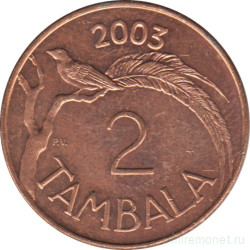 Монета. Малави. 2 тамбалы 2003 год.